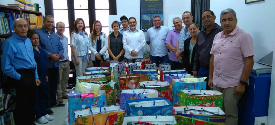 El Consulado de Colombia en La Habana celebraron la Navidad